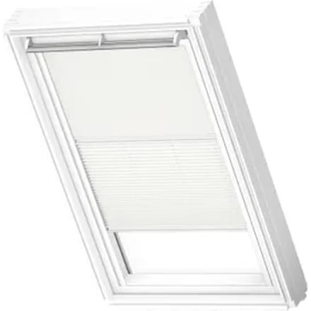 VELUX Origineel Verduisterend Rolgordijn Plus Plissé (DFD) Wit Kozijn, M04, 304, 1, Wit