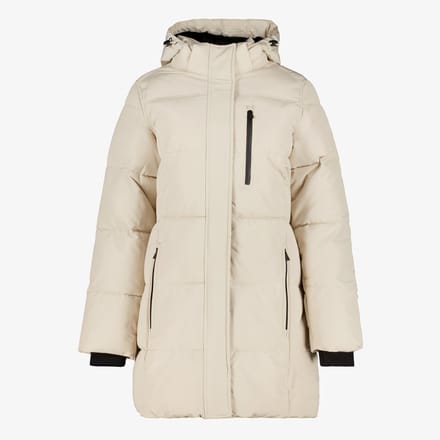 Kjelvik gewatteerde dames outdoor jas beige - Maat L