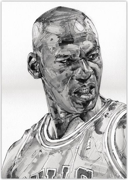 Michael Jordan - canvas - 70 x 50 cm