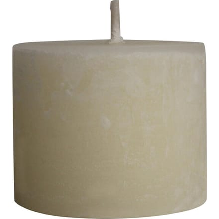 PTMD - Kaars Rustic Outdoor - Wit - 15x15x12cm