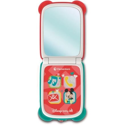 Clementoni - Flip Phone voor Kinderen - Mickey Mouse - Interactief Speelgoed - Vanaf 9 maanden
