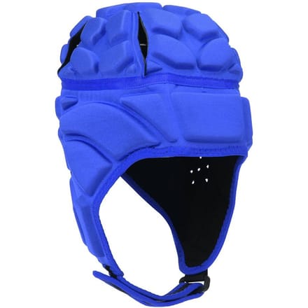 Professioneel Voetbal Honkbal Sport Helm Rugby Keeper Roller Hoed Hoofdbeschermer Blauw L blue