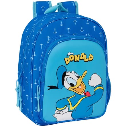 Disney Donald Duck Rugzak, Navy - 34 x 26 x 11 cm - Polyester