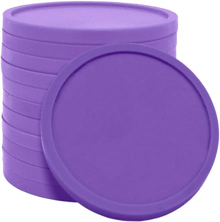 Blanco consumptiemunten / drankmunten Ø29mm - Paars - 1.000 stuks