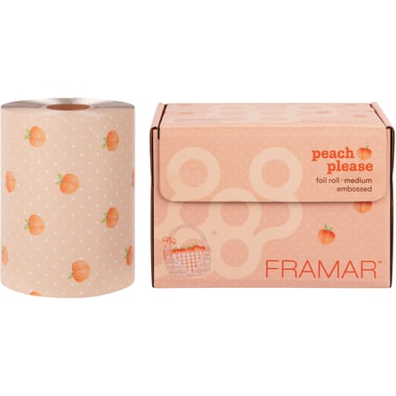 Framar Peach Please Embossed Roll 320ft