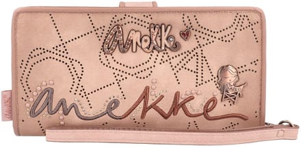Anekke Portemonnee Hollywood Studio Large RFID Wallet Nude Beige
