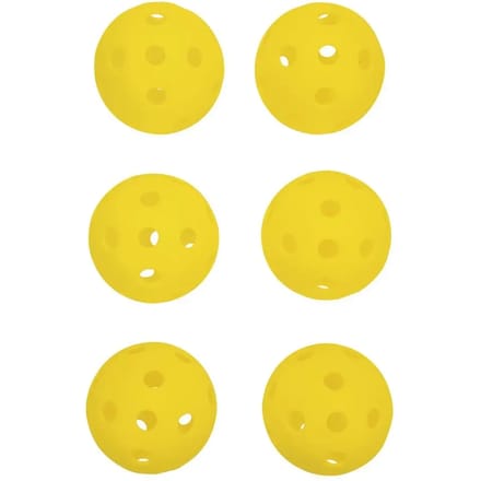 Pickleball binnenbal Pure4Fun (x6)