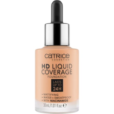 Foundations en Concealers Catrice Vloeibare foundation met HD-dekking