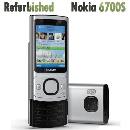 90% nieuw Refurbished Nokia Originele Nokia 6700 Slide Mobiele Telefoon simple set