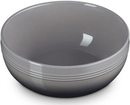 Le Creuset 4 Ontbijtkommen Coupe Flint 16cm
