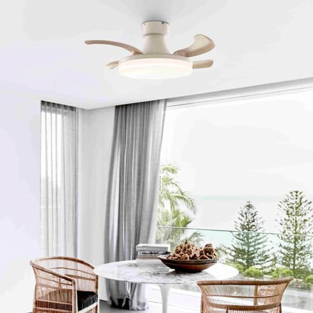 Beacon Lighting Beacon LED plafondventilator Fanaway Orbit wit Ø 91 cm stil