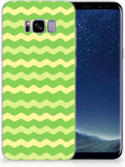 Samsung Galaxy S8 Plus TPU bumper Waves Green