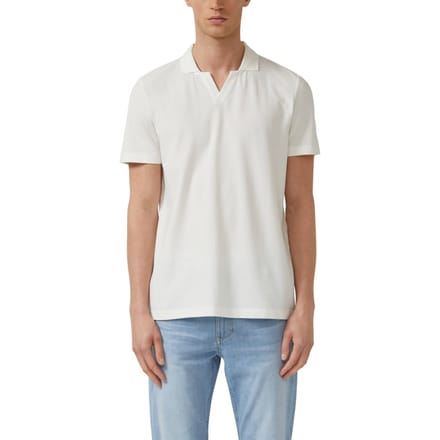 s.Oliver - male - Piqué poloshirt met open kraag
