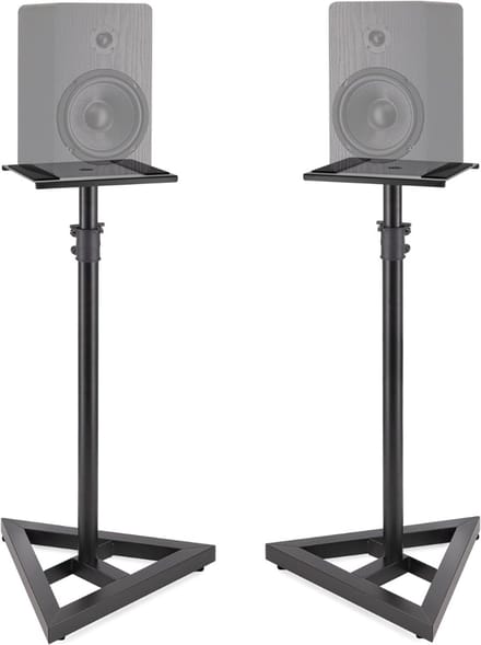 REN® Luidspreker Standaard - Standaard - Luidsprekerstandaard - Zwart - 46cm x 46cm x 66cm