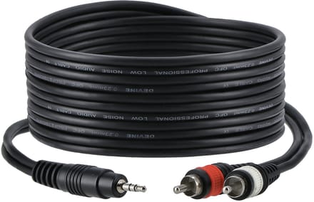 Devine VA7030 jack 3.5 mm stereo - 2x RCA male 3 m