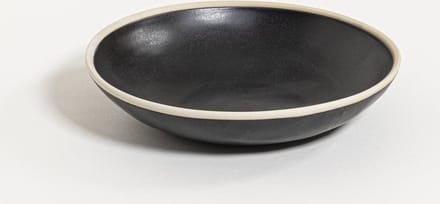 The Table Amsterdam Atelier Pasta bord - Black Pepper - Ø 22,5 cm - Zwart