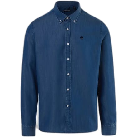 Denim overhemd met lange mouwen in chambraystof North Sails Tencel™
