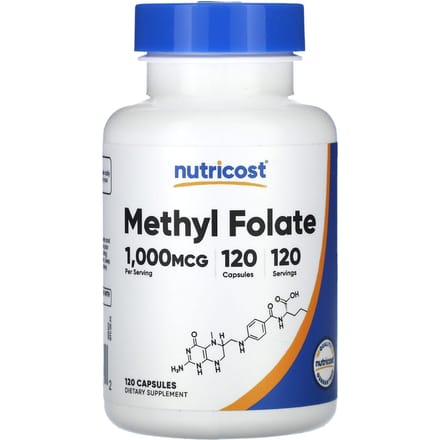 Methylfolaat, 1.000 mcg, 120 capsules