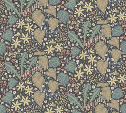 Boråstapeter Vliesbehang 2094 - Swedish Designers - Botanisch Grijs - 49cm x 2.65m