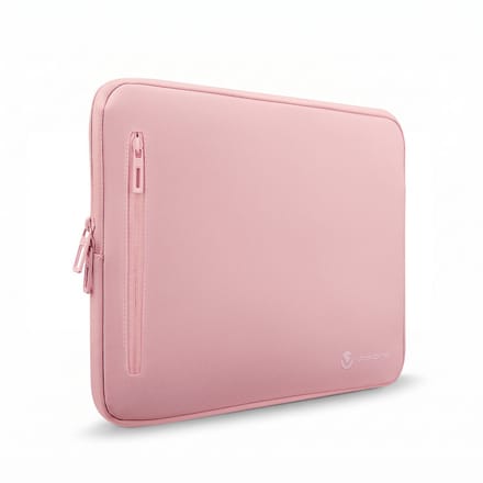 Volkano Focus Laptop Sleeve 15,6 Inch - Waterafstotend - Extra vak - Roze