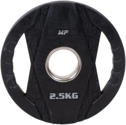 MP2005 Olympische rubber halterschijven 2 grips 2.5 KG