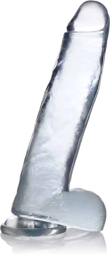 Jock C-Thru Transparante Dildo - 31 cm.