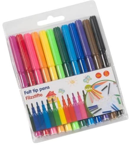 Gadgetpoint - Stiften - 12 Kleuren - Knutselen - Tekenen - Multicolor