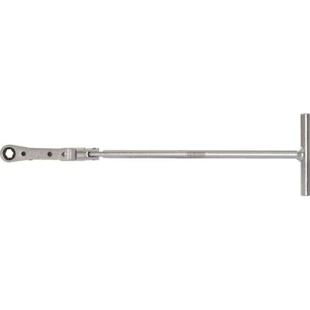 KS Tools 500.7340 Gloeikaarsen-T-handgreep-ringratel, 8 mm