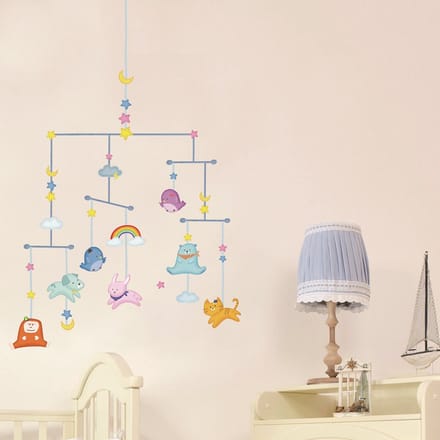 Muurstickers voor babybedjes - Decoratieve stickers