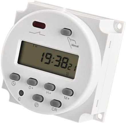 Dailygoody - Power Timer Switch - Lichttimerschakelaar - Programmeerbare timer voor verwarming - AC 220V - Digitale timer - Geschikt voor diverse appa
