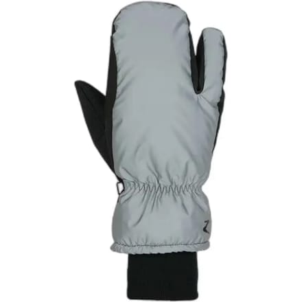 Horze Reflecterende 3-vinger Wanten, Reflective Silver,