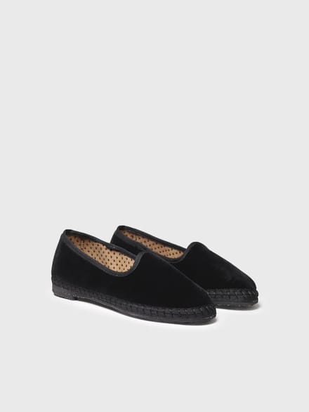 Dames Mary Janes van fluweel | CINTIA