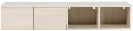 Svea - Niko hangend tv-meubel - whitewash