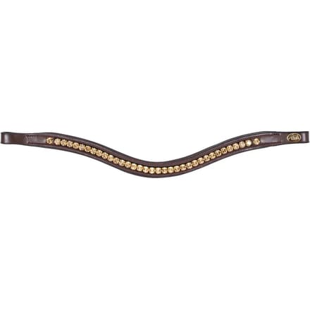 Frontaal voor paard HFI Padded Wave + Strass