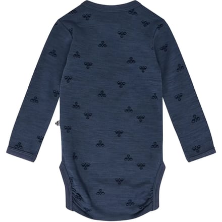 Hummel kinderbody met lange mouwen Hmlmini Wool L/S 229428