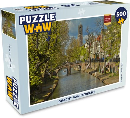 Puzzel Utrecht - Brug - Water - Legpuzzel - Puzzel 500 stukjes