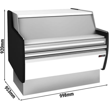 GGM Gastro Kassentisch - 990mm - Frontblende Weiß
