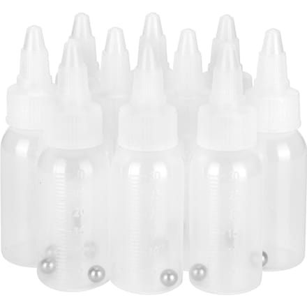 30ml Lege Verffles Corrosiebestendig Knijp Pigment Condiment Container met Schaal white