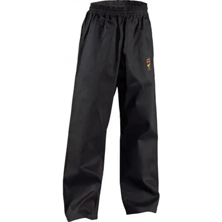 Kinder kimono broek Danrho Asia Shiro Schwarz