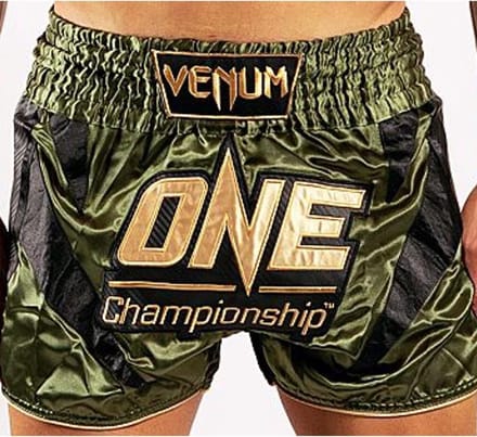 Venum x ONE FC Muay Thai Short Khaki Gold - XS