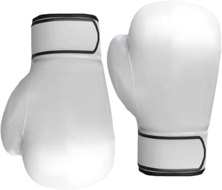 Bokshandschoenen - Trainingshandschoenen - Sport Training - Licht en Flexibel - 250 gram - Wit