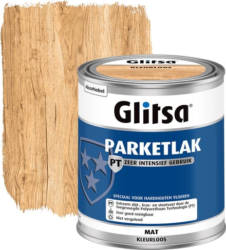 Glitsa Parketlak Pt - Mat - Kleurloos - 1l