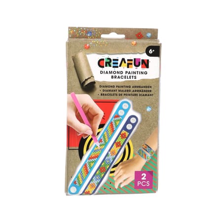 Creafun diamond painting armbanden 2 stuks assorti