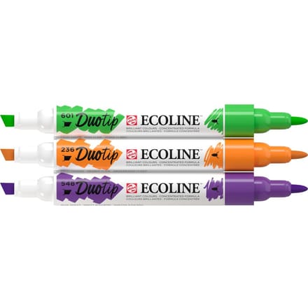 Ecoline Duotip marker set Secundair | 3 kleuren