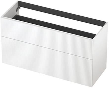 INK - Onderkast 2L A-sym Gelakt Gefr. Front - 1200x450x650 Mm - Mat Wit
