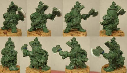 Veteran Dwarf   (aka Longbeard A) (table top miniature)