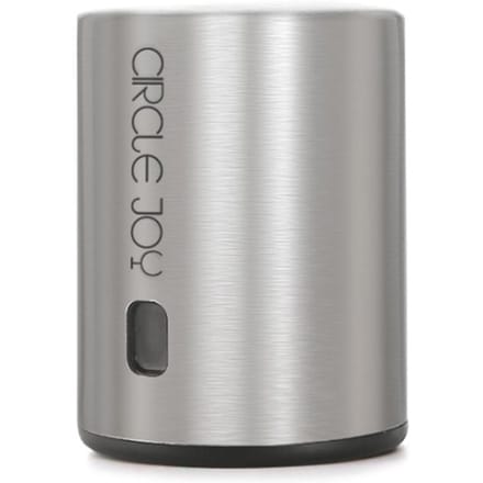 Circle Joy Smart Wine Stopper Bottle Sealer Roestvrij staal Vacuümgeheugen Wijnstopper Stopper Wijn zilver