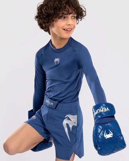 Venum Light Kids Fight Shorts Blauw - 10 Jaar
