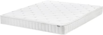 DUO - Pocketveringmatras - Wit - 160 x 200 cm - Polyester