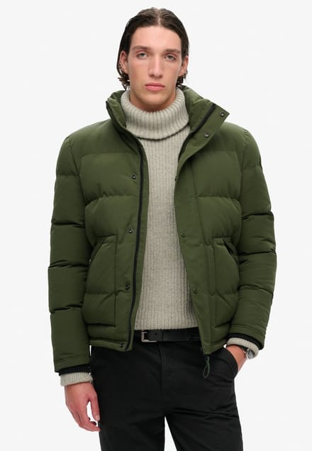 Superdry - Everest korte pufferjas - Heren - Gewatteerde jassen